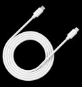 CANYON UC-12, cable 100W, 20V/ 5A, typeC to Type C, 2M with Emark, Power wire :20AWG*4C,Signal wires :28AWG*4C,OD4.5mm, PVC ,white за хранителни режими