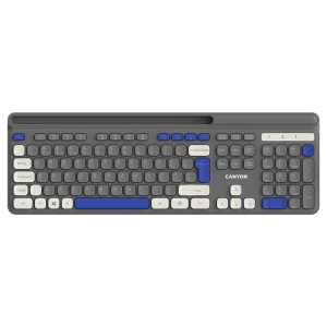 CANYON keyboard HKB-W03 EN AAA Wireless Grey за хранителни режими
