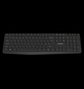 CANYON keyboard KB-W01 EN/BG Wireless Black за хранителни режими