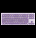 CANYON Keyboard OnType 10 Low Profile EN Wired Violet за хранителни режими