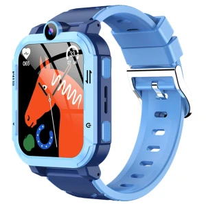 Blackview Z20 Kids 4G 1.83-inch HD Touchscreen 240x284 ARM Cortex-R5 16MB/16MB 800mAh Magnetic Charging IP67 8MP Camera GPS+WiFi+LBS SOS Call Android OS Ocean Blue за хранителни режими