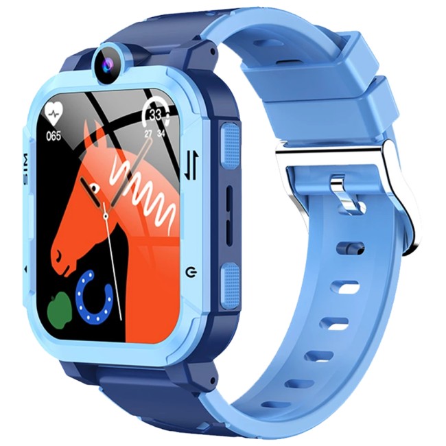 Blackview Z20 Kids 4G 1.83-inch HD Touchscreen 240x284 ARM Cortex-R5 16MB/16MB 800mAh Magnetic Charging IP67 8MP Camera GPS+WiFi+LBS SOS Call Android OS Ocean Blue от Blackview
