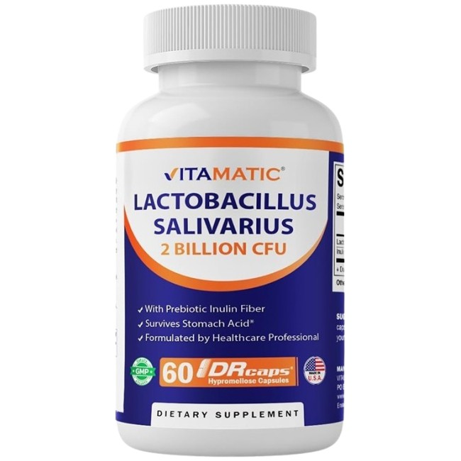 Lactobacillus Salivarius 2 Billion CFUs от VITAMATIC