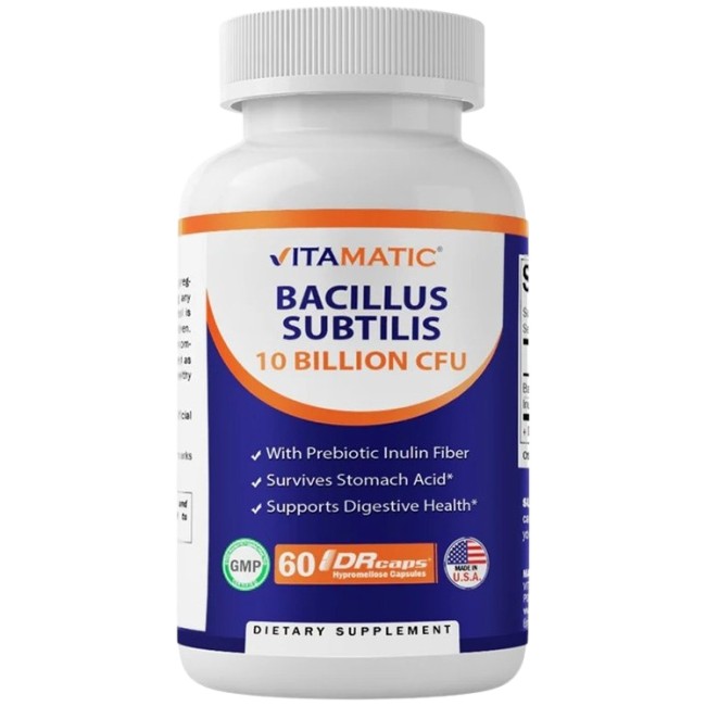 Bacillus Subtilis 10 Billion CFUs от VITAMATIC