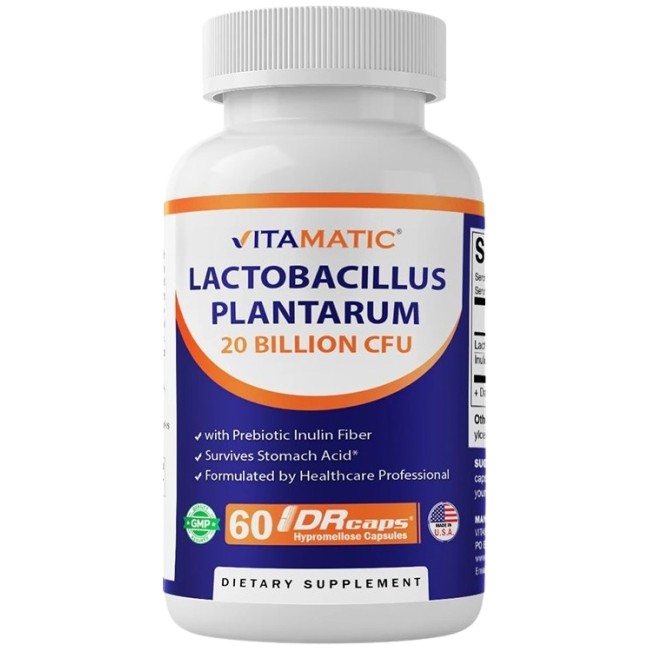 Lactobacillus Plantarum 20 Billion CFUs от VITAMATIC