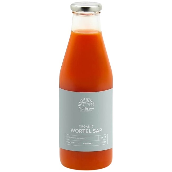 Organic Carrot Juice 750 ml от Mattisson Healthstyle