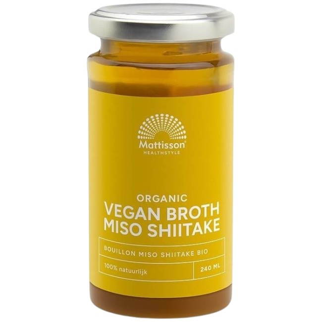 Mattisson Healthstyle Organic Vegan Broth Miso Shiitake
