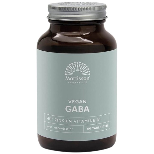 Mattisson Healthstyle GABA 1000 mg + Zinc &amp; Vitamin B1