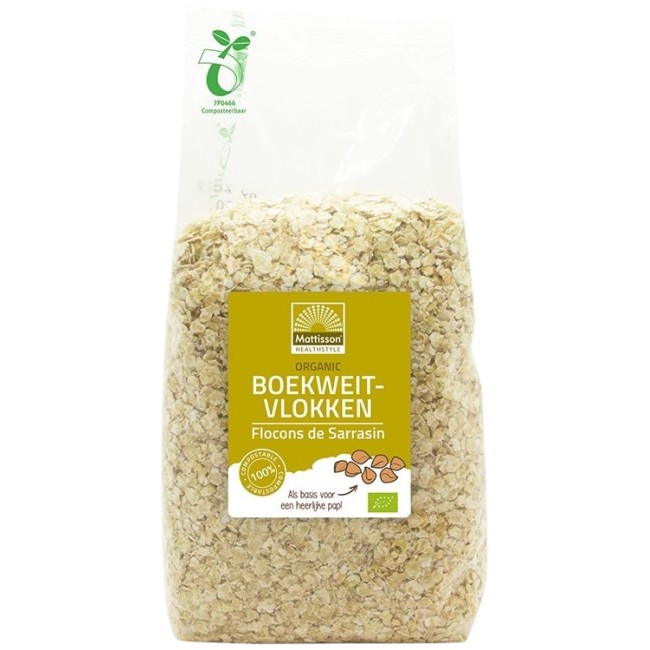 Mattisson Healthstyle Organic Buckwheat Flakes