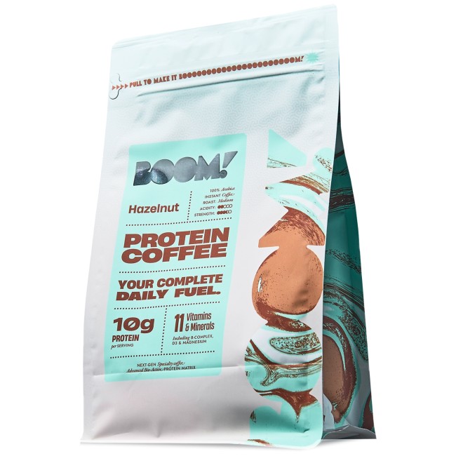 BOOM! Protein Coffee | 100% Arabica with Herbs, Vitamins &amp; Minerals
