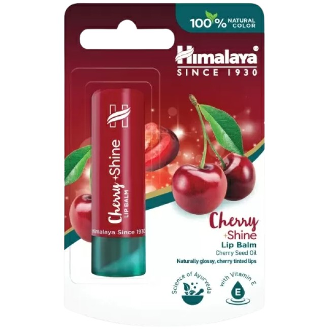 Himalaya Herbals Cherry Shine Lip Balm | Балсам за устни Черешов блясък