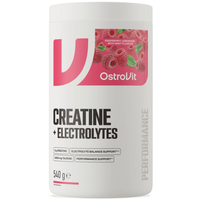 OstroVit Creatine + Electrolytes | Creatine Monohydrate with Taurine &amp; Electrolyte Blend