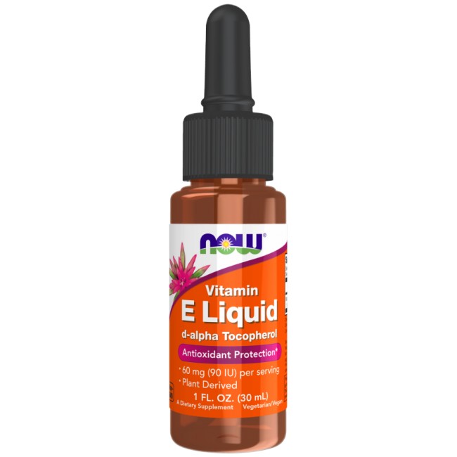 NOW Foods Natural Vitamin E Liquid | d-alpha Tocopherol