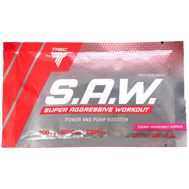 Trec Nutrition S.A.W. Powder | Super Aggressive Pre-Workout