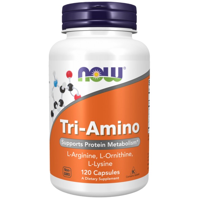 NOW Foods Tri-Amino / L-Arginine L-Ornithine L-Lysine