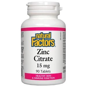 Zinc Citrate 15 mg за хранителни режими