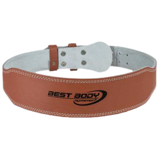 Best Body Nutrition Leather Belt / Kožni pojas za utege 10 cm / Smeđi