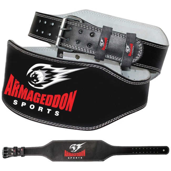 Armageddon Sports Fitnes pojas - Prirodna koža - 15 cm širina