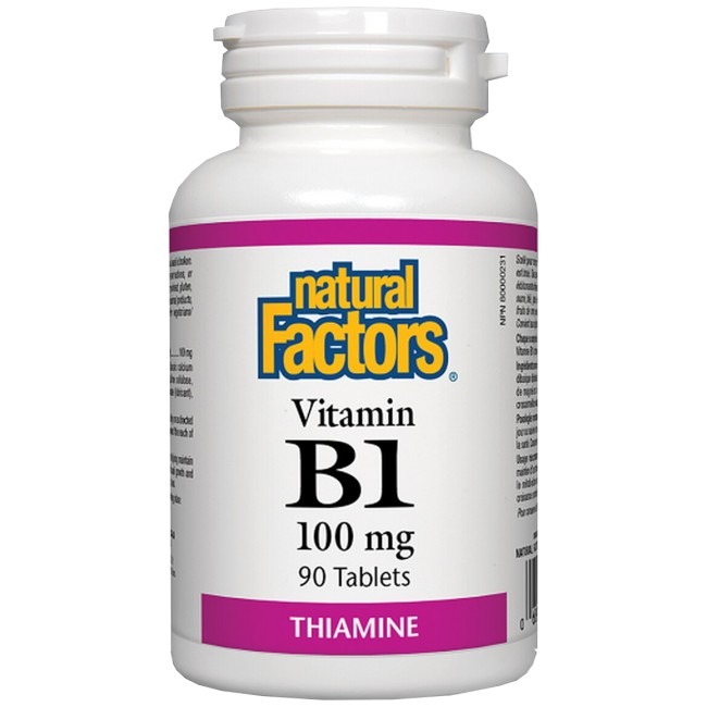 Vitamin B1 100 mg от Natural Factors