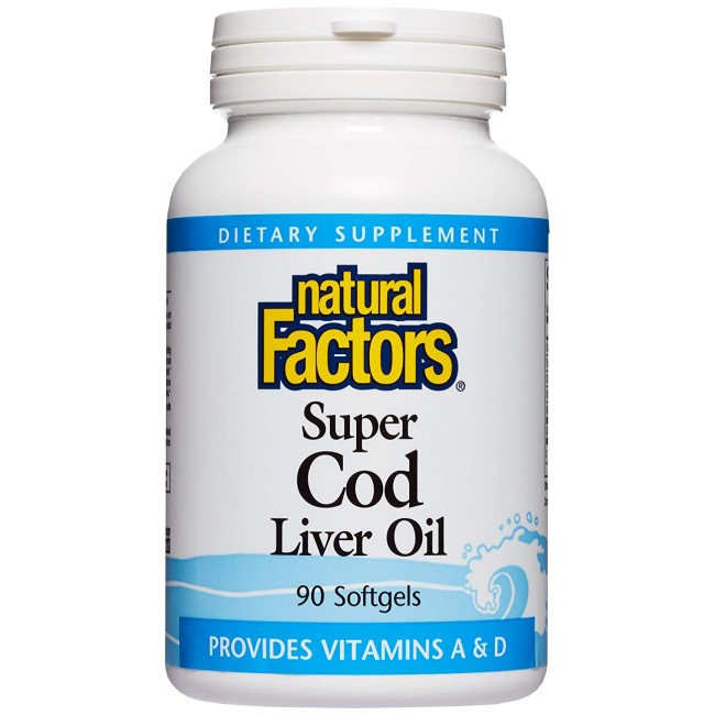 Natural Factors Super Cod Liver Oil 1100 mg