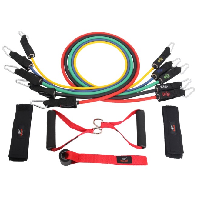 Armageddon Sports Komplet elastičnih traka za trening od 11 dijelova / Resistance Band Set