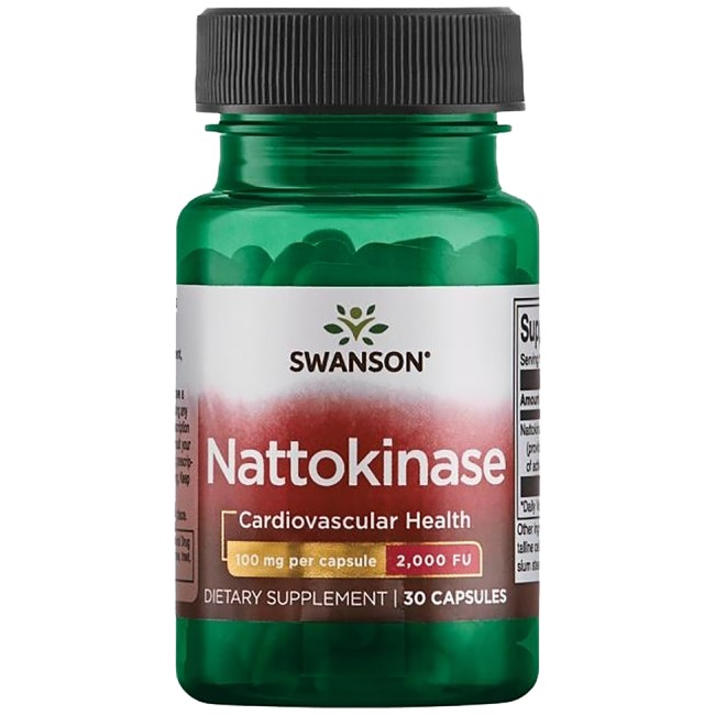 Swanson Nattokinase 2,000 Fibrinolytic Units 100 mg