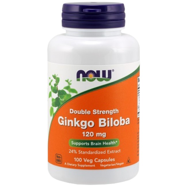 NOW Foods Ginkgo Biloba 120 mg / Double Strength