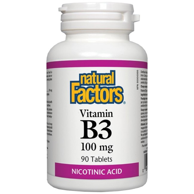 Natural Factors Vitamin B3 100 mg