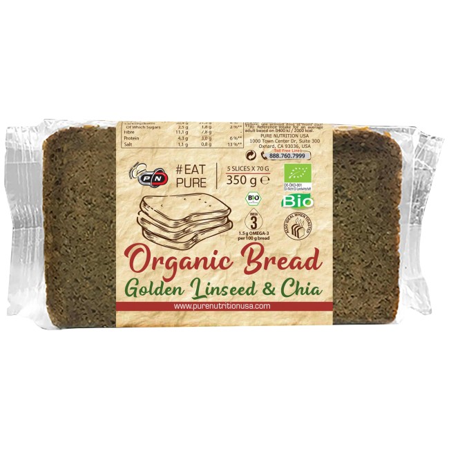 PURE Nutrition USA Organic Goldenseed and Chia Bread