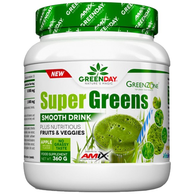 AMIX Nutrition Greenday Super Greens Smooth Drink