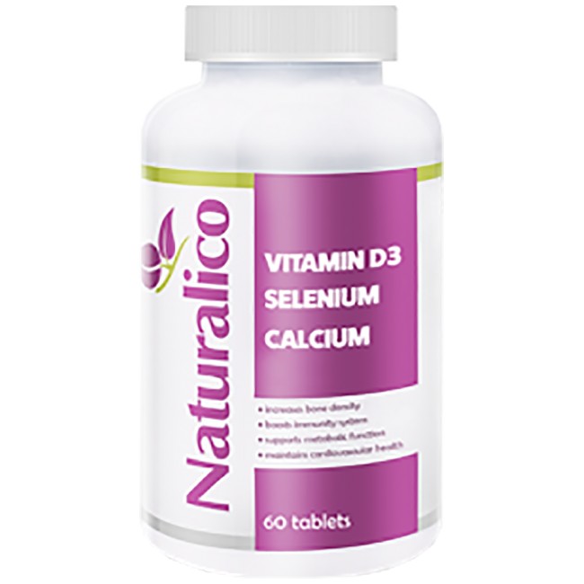 Naturalico Vitamin D3 with Selenium and Calcium