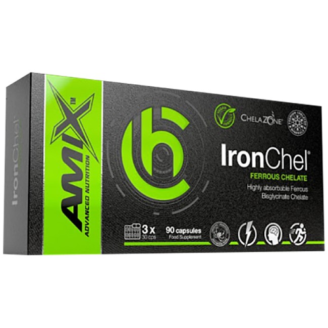 AMIX Nutrition IronChel - Iron / Ferrous/ Bisglycinate Chelate
